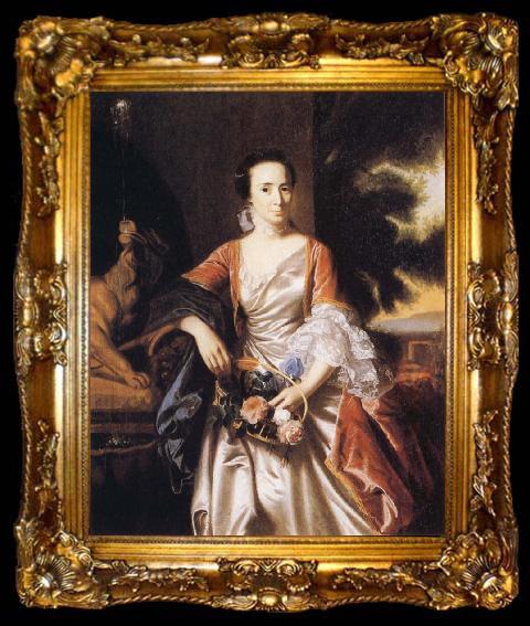framed  John Singleton Copley Portrait of Rebecca Boylston, ta009-2